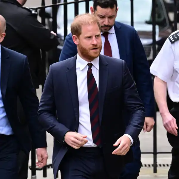 El Príncipe Harry durante su último juicio en Londres
