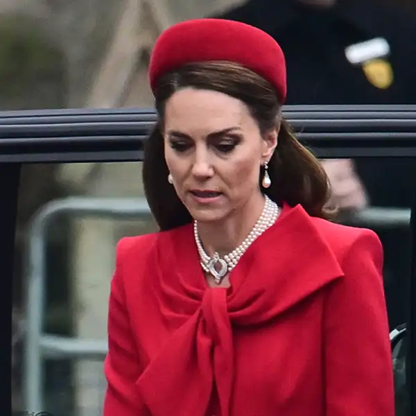 El total look en rojo de Kate Middleton