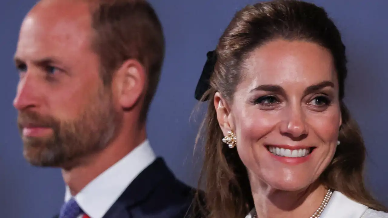 Kate Middleton, con el príncipe Guillermo